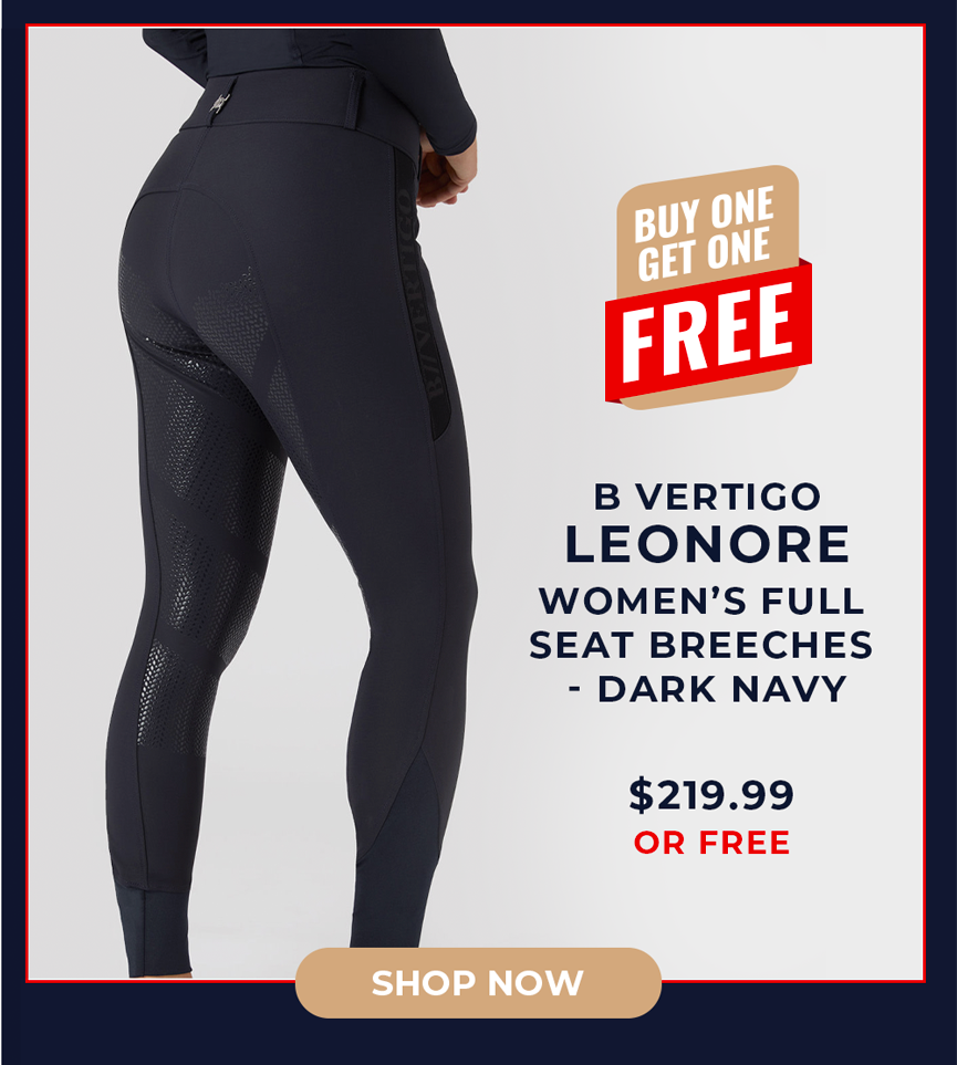B Vertigo Leonore Women's Full Seat Breeches - Dark Navy