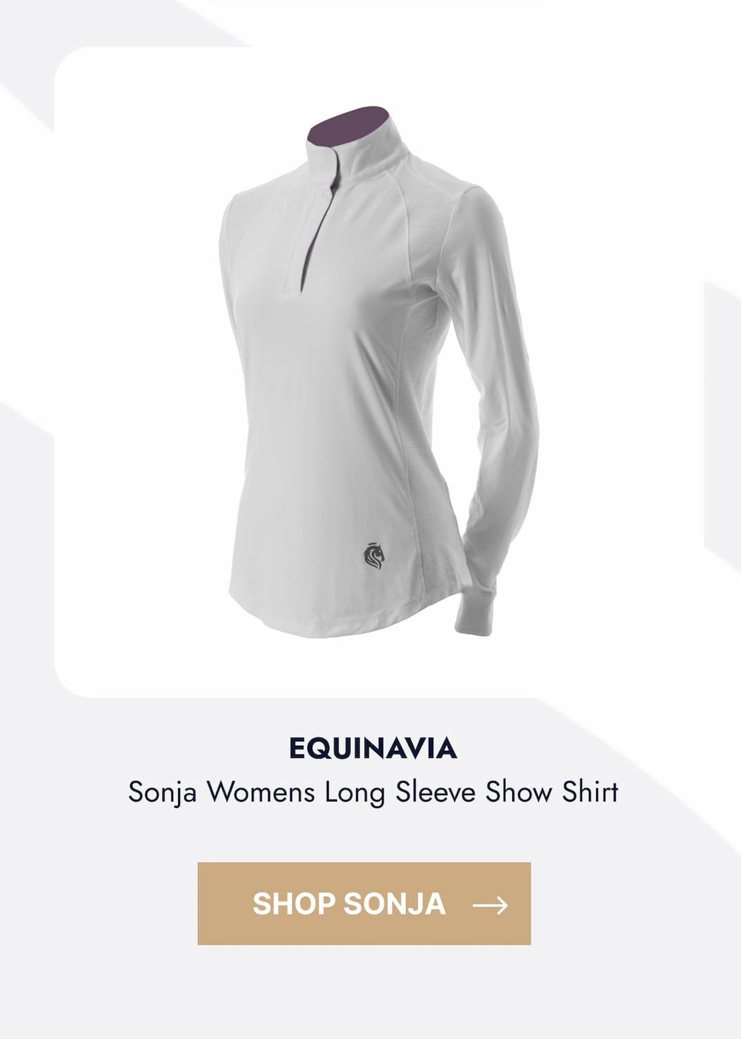 Equinavia Womens Long Sleeve Show Shirt. Shop Sonja
