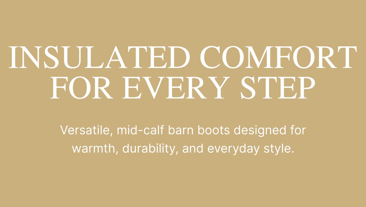 Insulated Comfort For Every Step
