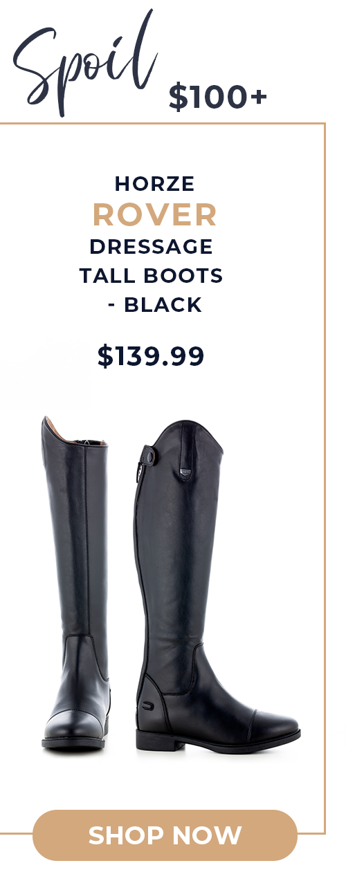 Horze Rover Dressage Tall Boots - Black