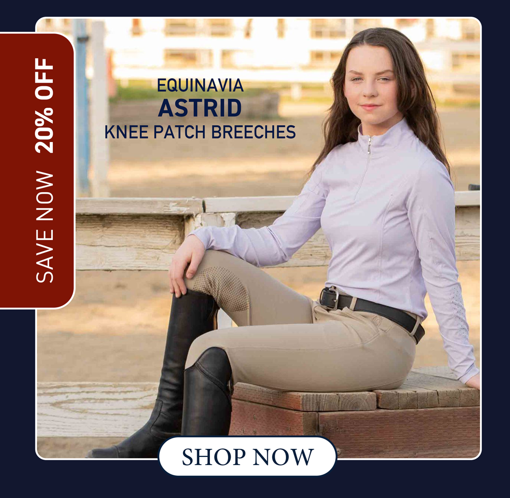 Equinavia Astrid Women's Silicone Knee Patch Breeches - Tan/Tan