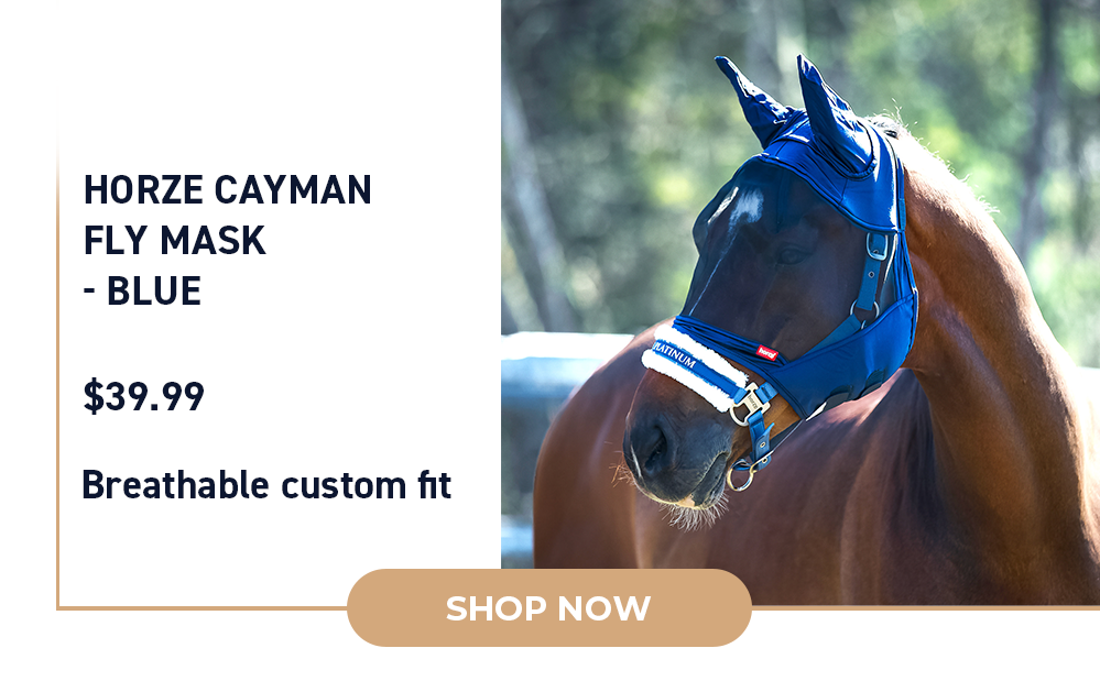Horze Cayman Fly Mask - Blue