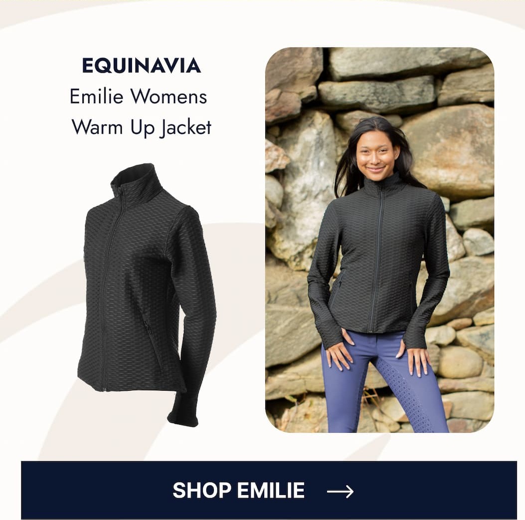 Equinavia Emilie Womens Warm Up Jacket. Shop Emilie