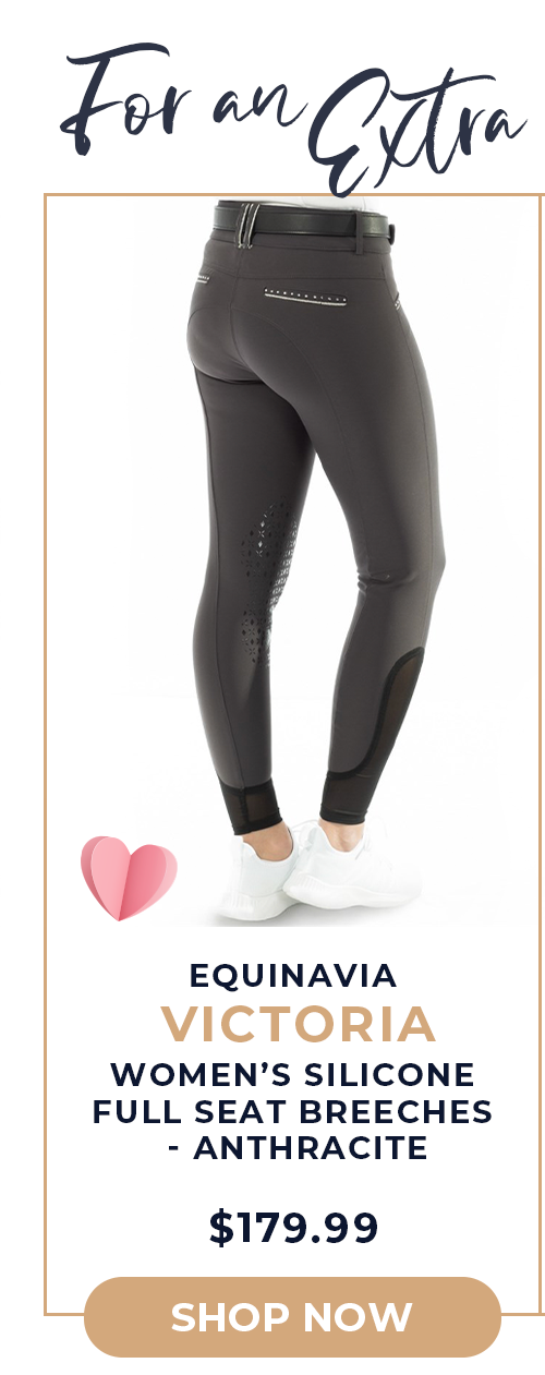 Equinavia Victoria Women's Silicone Full Seat Breeches - Anthracite