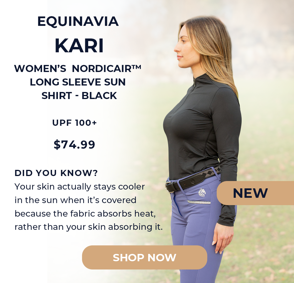 Equinavia Kari Women's NordicAir™ Long Sleeve Sun Shirt - Black