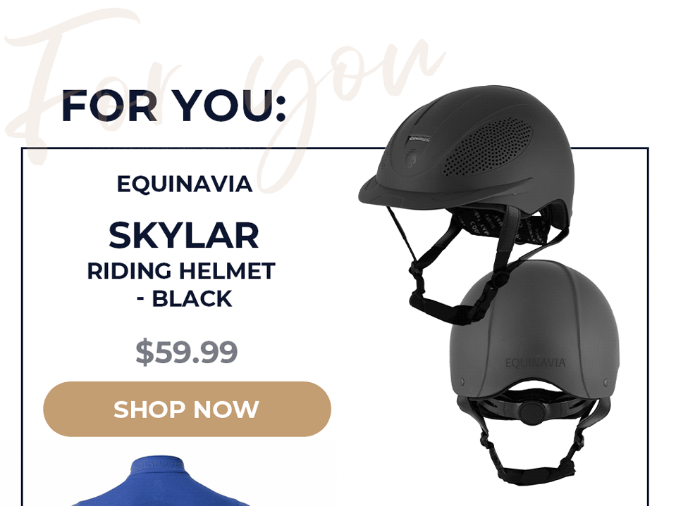 Equinavia Skylar Riding Helmet - Black