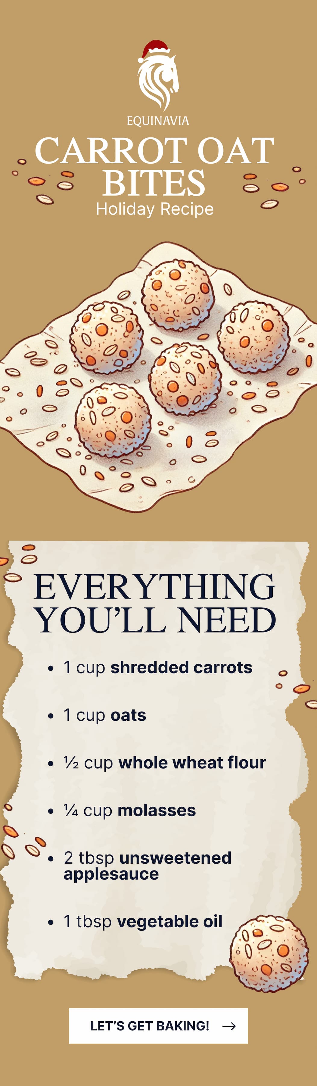 Carrot Oat Bites - Everything You'll Need.