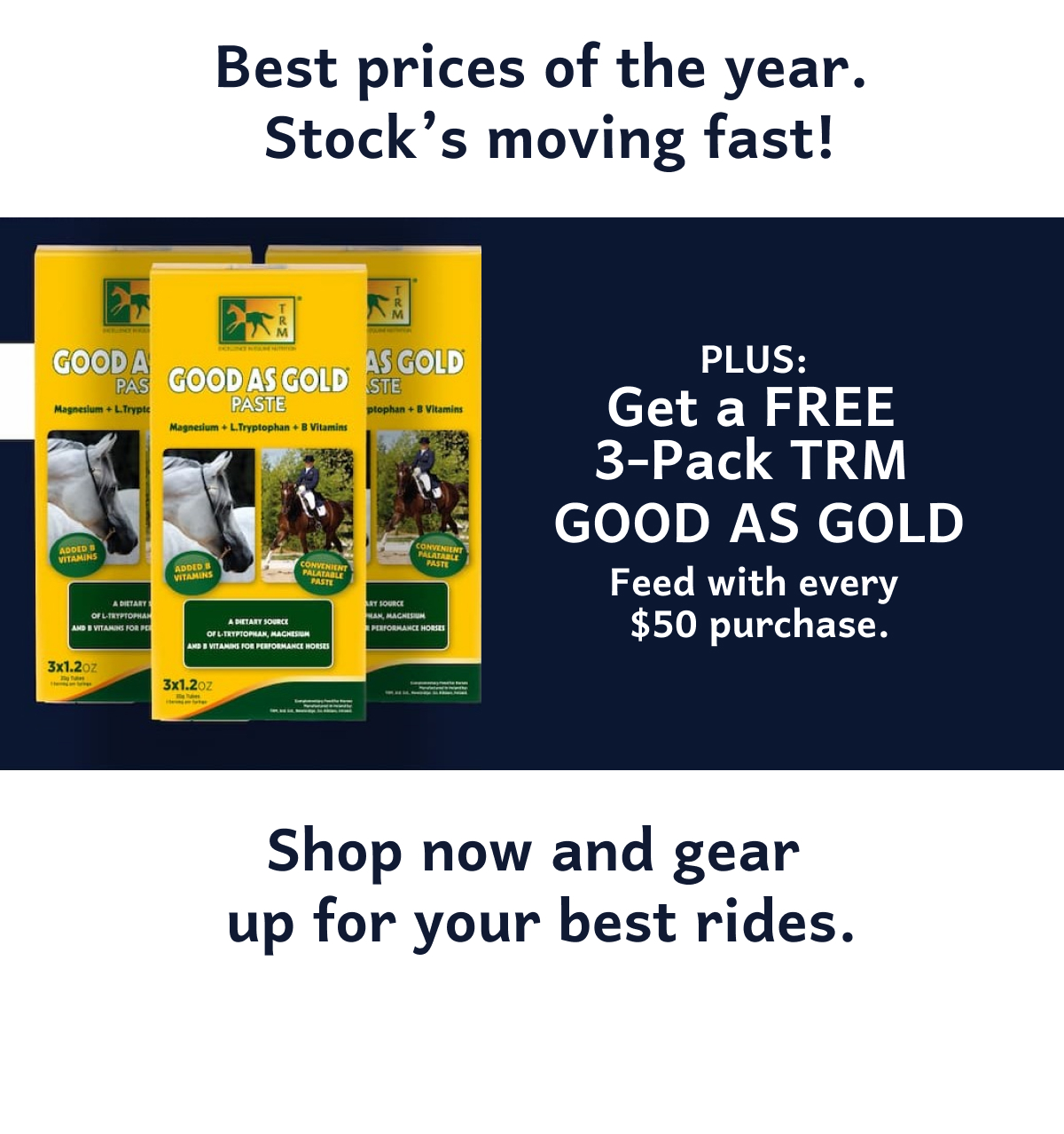 Good As Gold - FREE 3-Pack with a $50 purchase