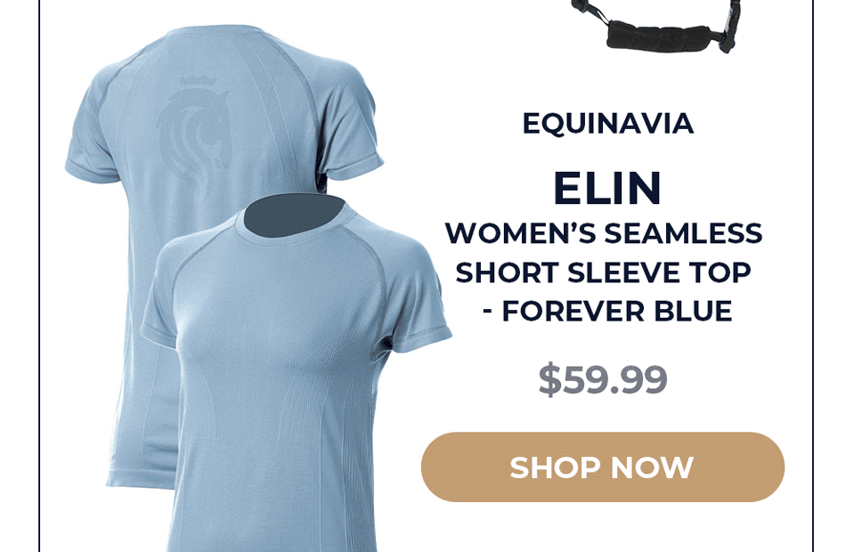 Equinavia Elin Women's Seamless Short Sleeve Top - Forever Blue