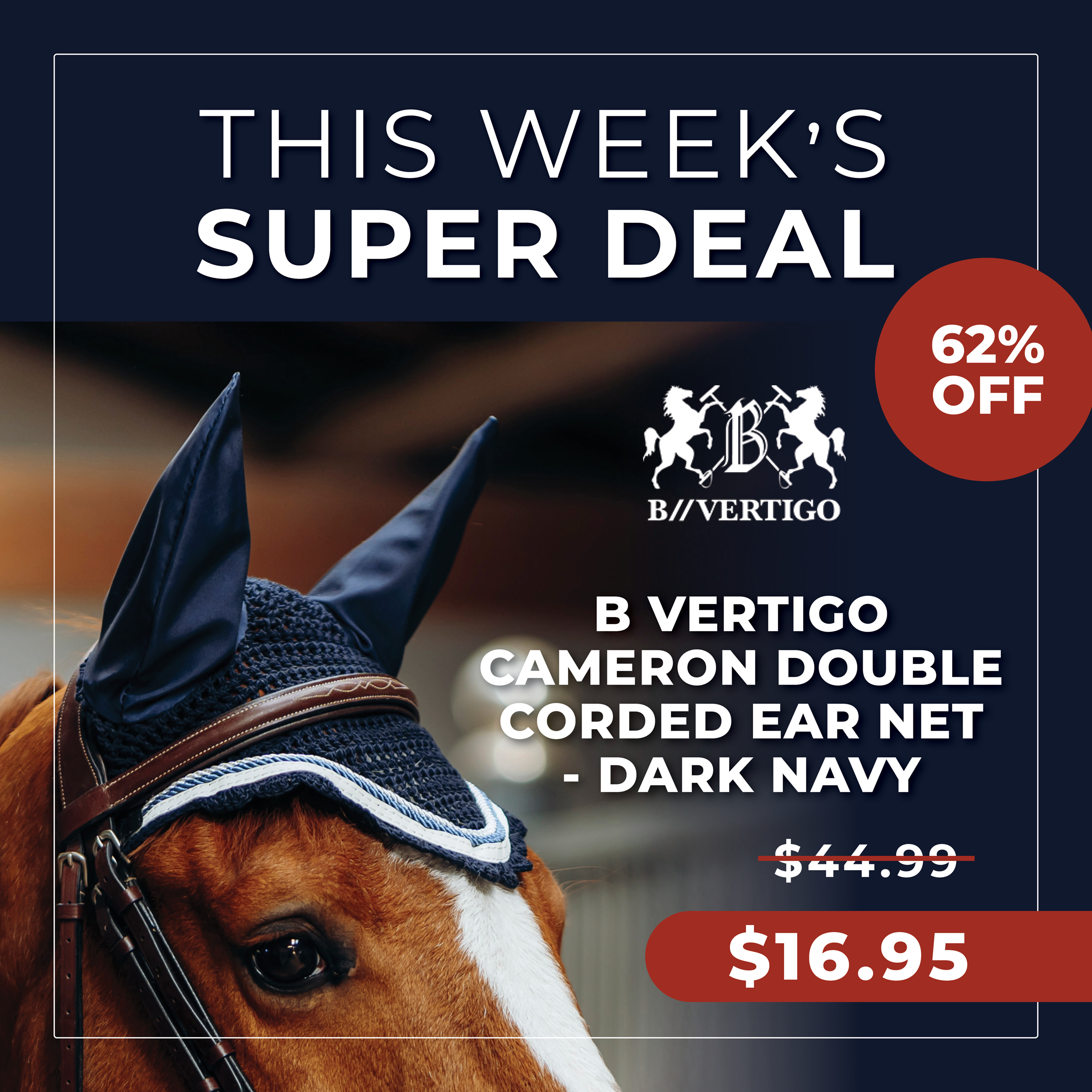 B Vertigo Cameron Double Corded Ear Net