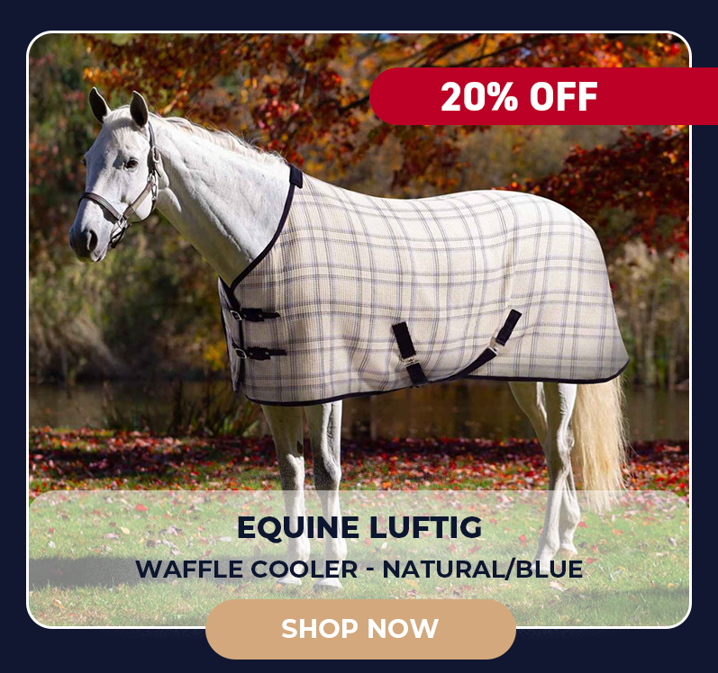 Equinavia Luftig Waffle Cooler - Natural/Blue