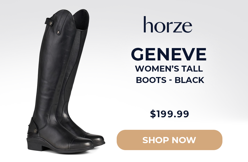 Horze Geneve Women's Tall Boots - Black