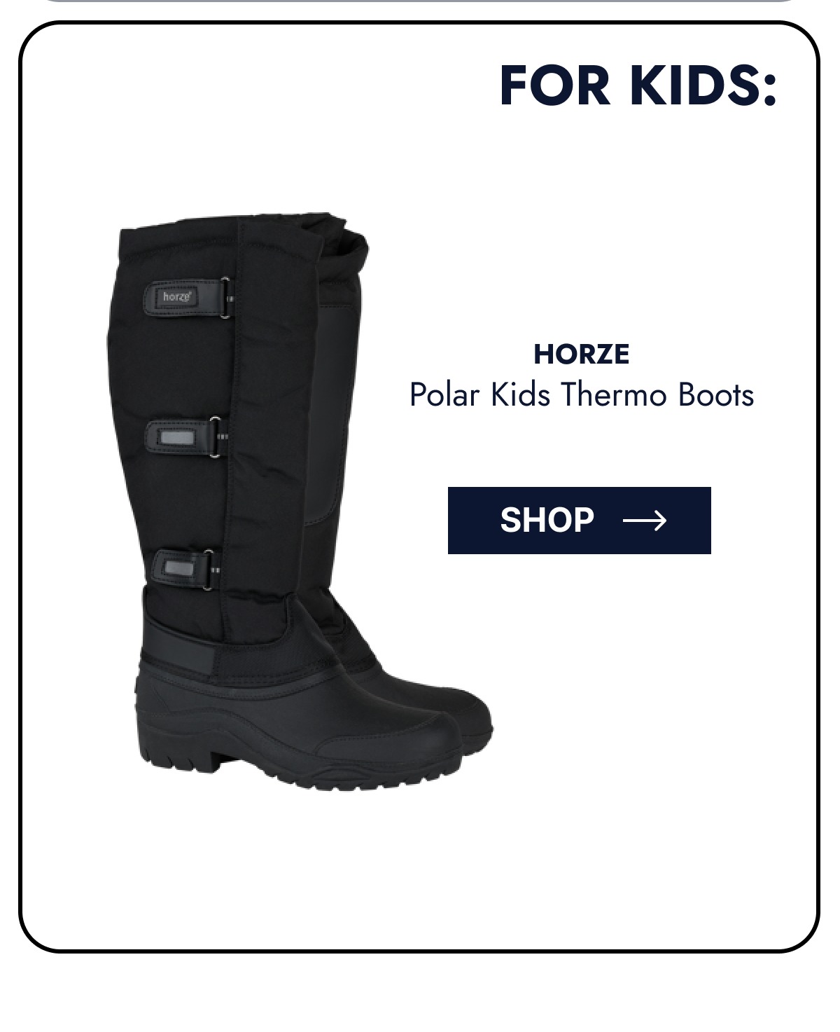Horze Polar Kids Thermo Boots