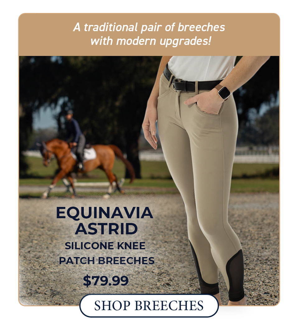 Equinavia Astrid Women's Silicone Knee Patch Breeches - Tan/Tan