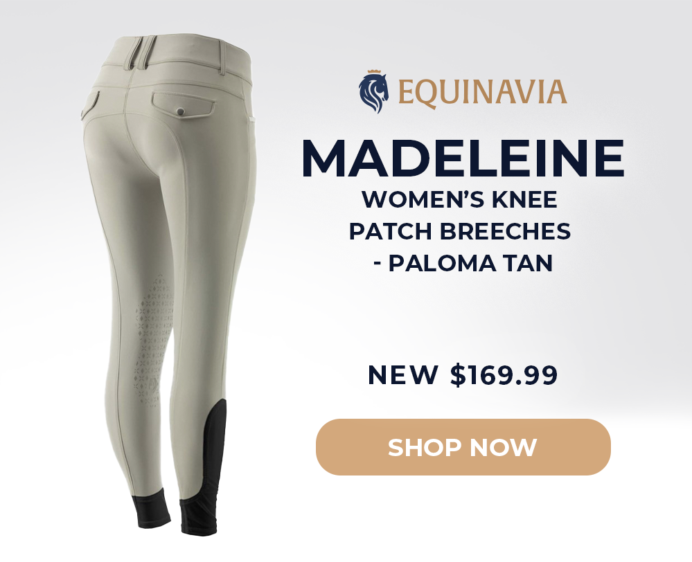 Equinavia Madeleine Women's Knee Patch Breeches - Paloma Tan