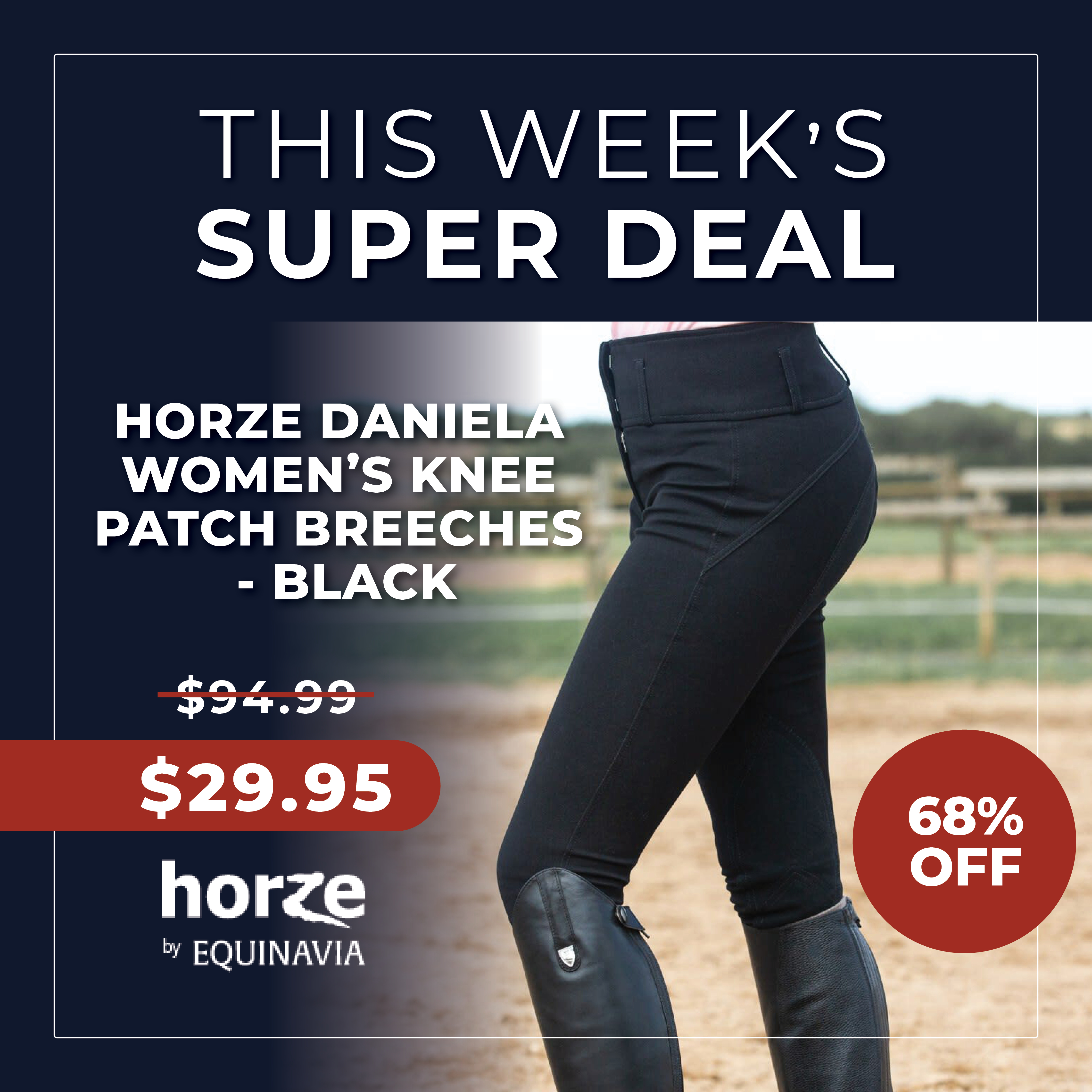 Horze Daniela Women's Knee Patch Breeches