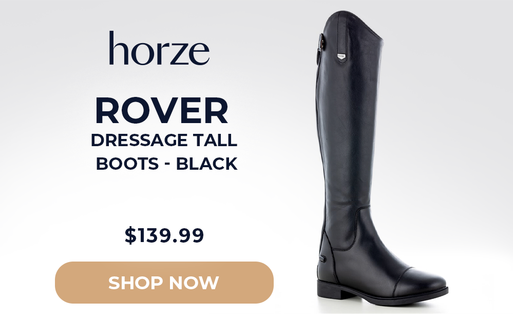 Horze Rover Dressage Tall Boots - Black