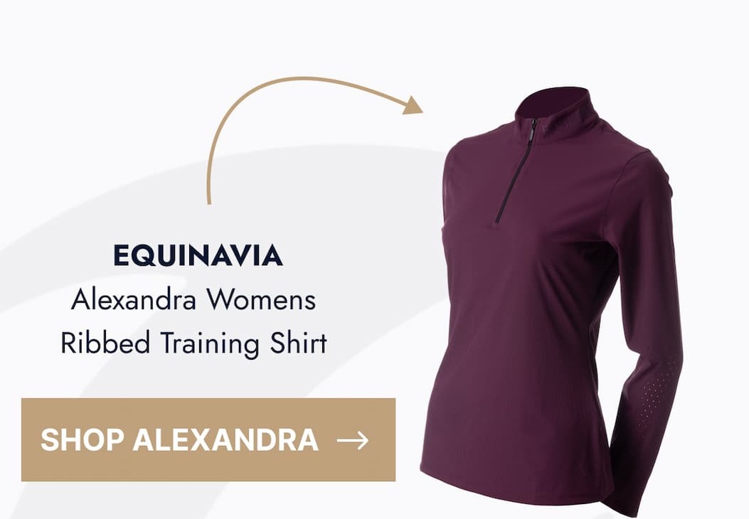 Equinavia Alexandra Womens Ribbed Training Shirt. Shop Alexandra