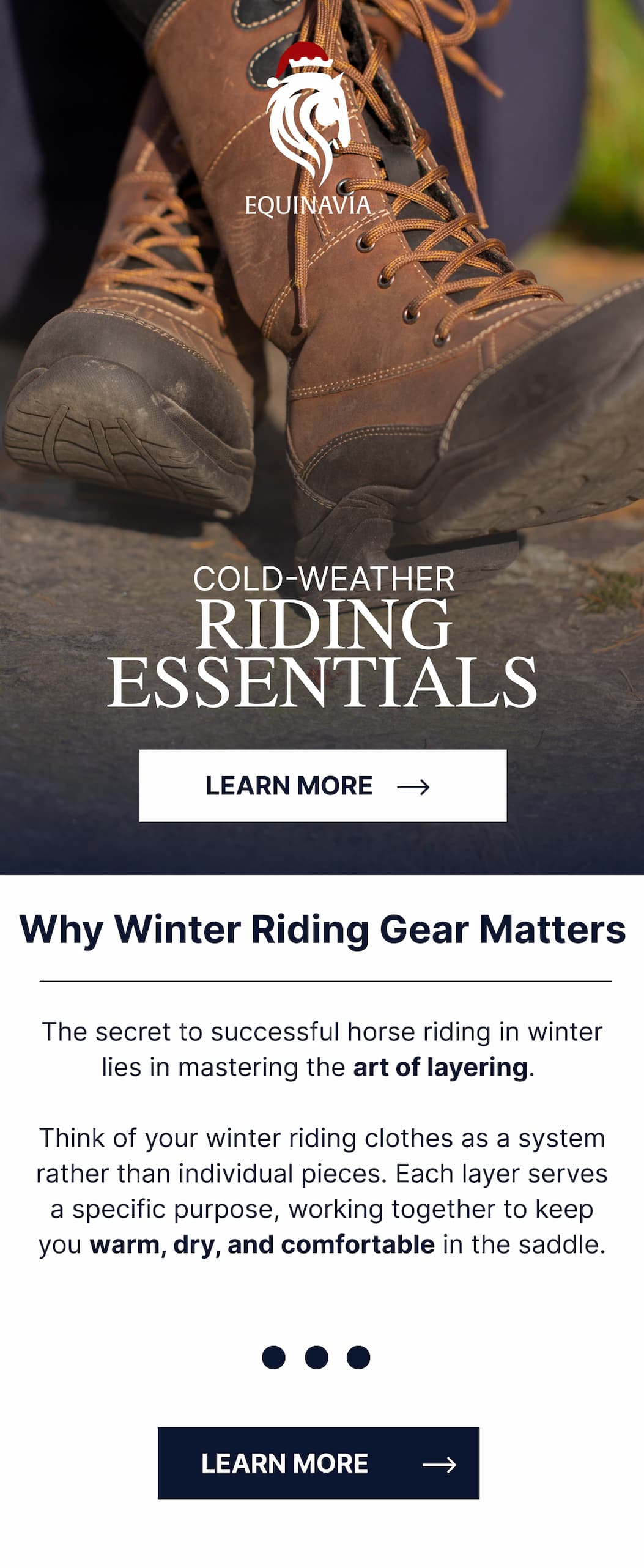 Cold-Weather Riding Essentials. Learn More.
