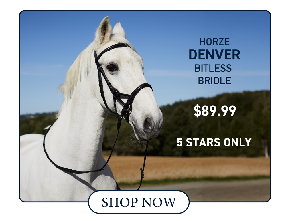 Horze Denver Bitless Bridle - Black