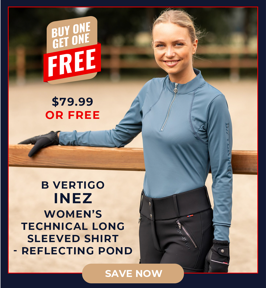 B Vertigo Inez Women's Technical Long Sleeved Shirt - Reflecting Pond