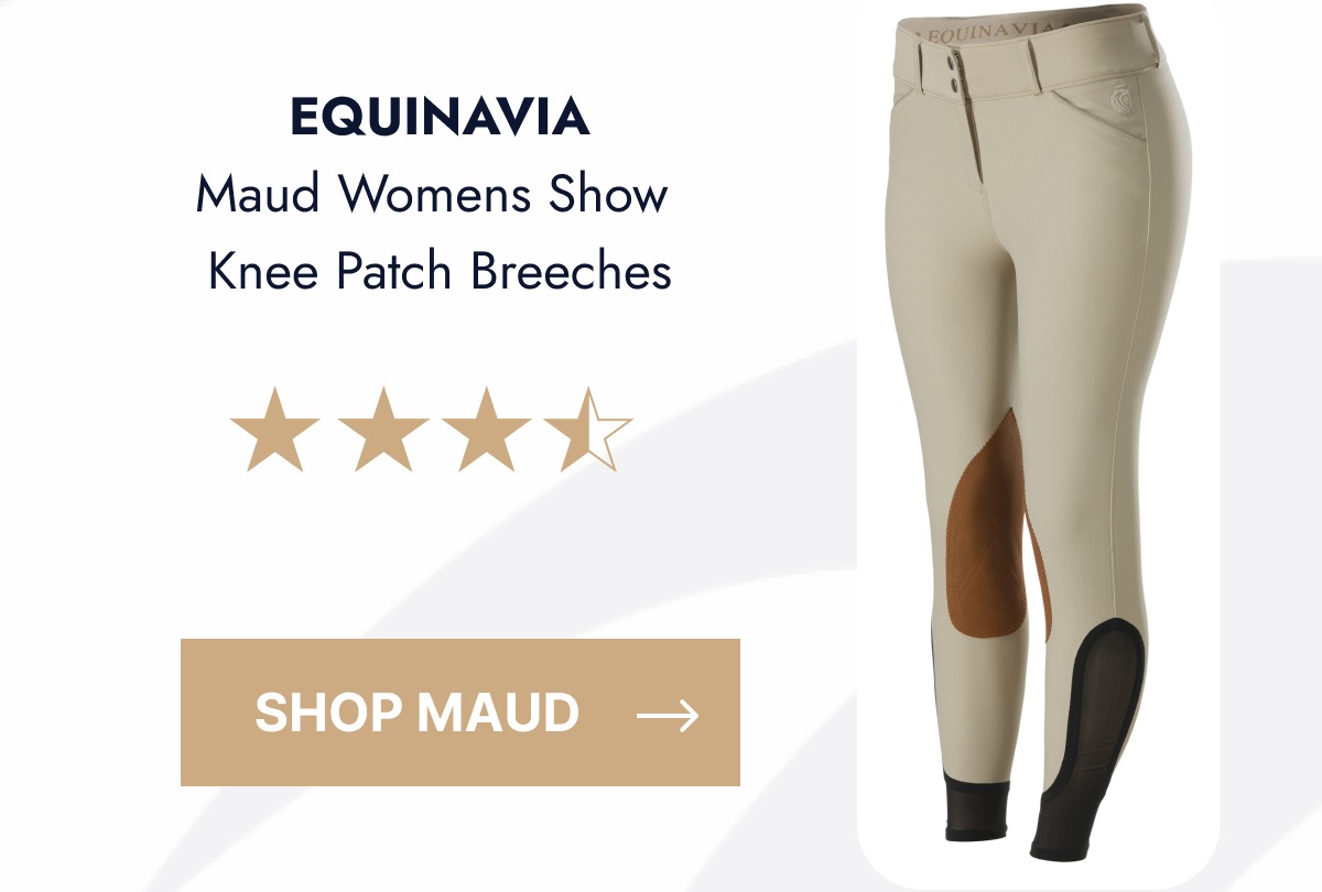 Equinavia Maud Womens Show Knee Patch Breeches. Shop Maud