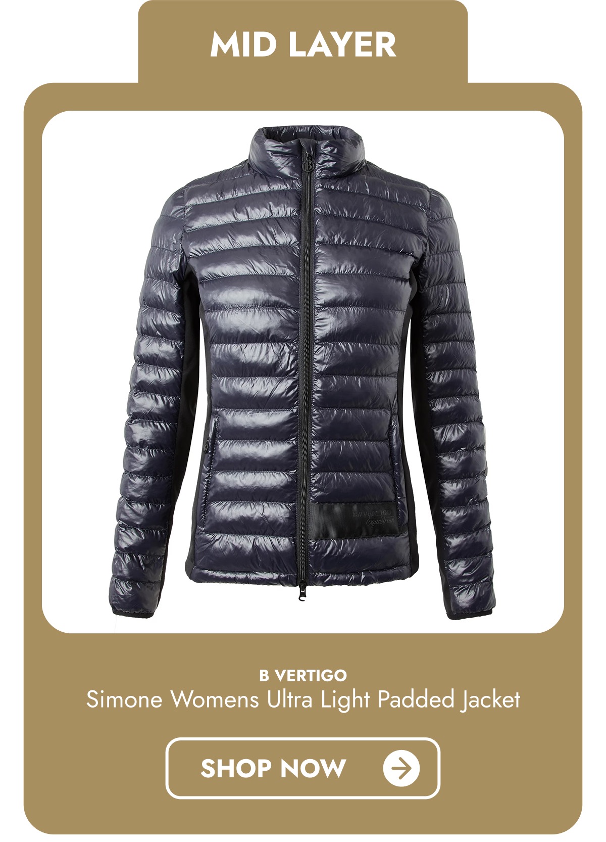 B Vertigo Simone Womens Ultra Light Padded Jacket