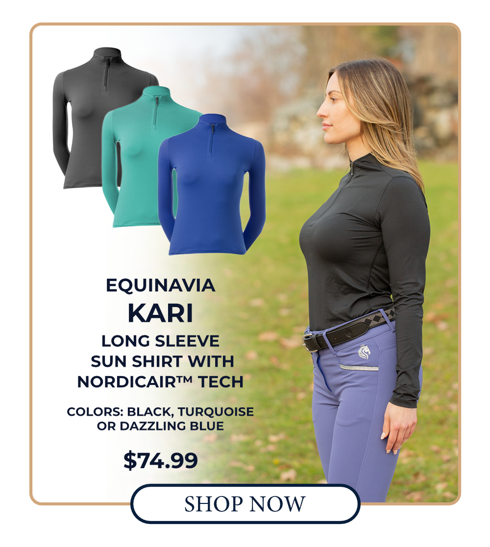 Equinavia Kari Women's Long Sleeve Sun Shirt with NordicAir™ Tech - Black