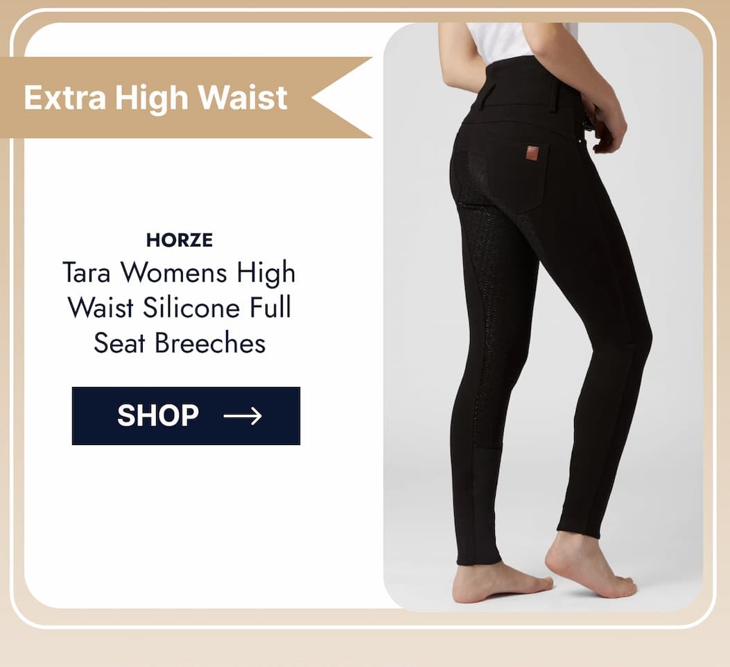 Horze Tara Womens High Waist Silicone Full Seat Breeches