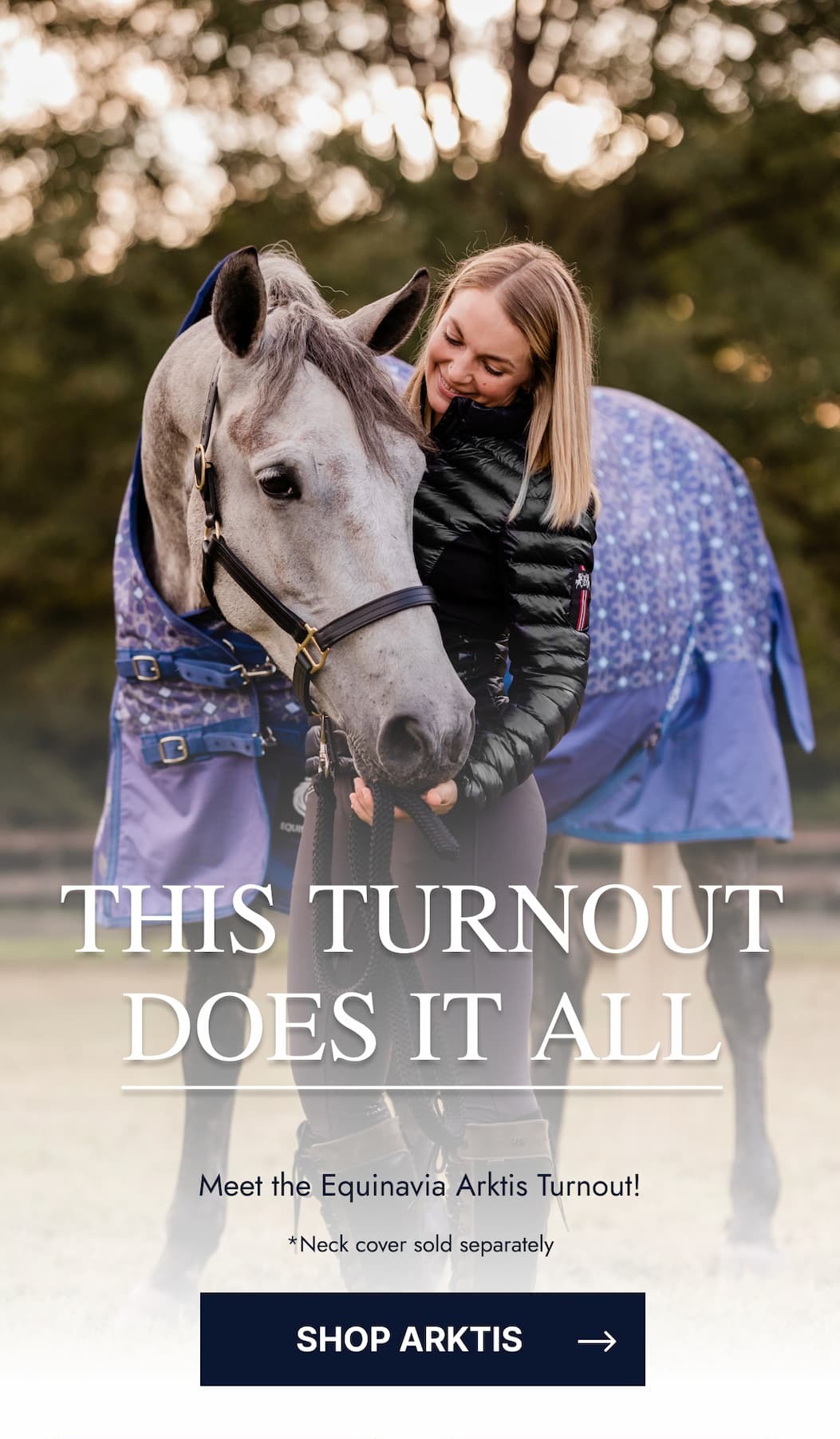 This Turnout Does It All. Meet the Equinavia Arktis Turnout! *Neck cover sold separately. Shop Arktis.