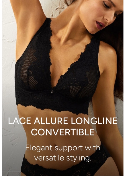 Lace Allure Longline Convertible