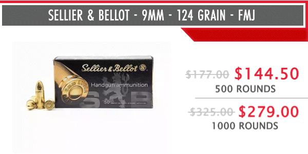 Sellier & Bellot - 9mm - 124 Grain - FMJ