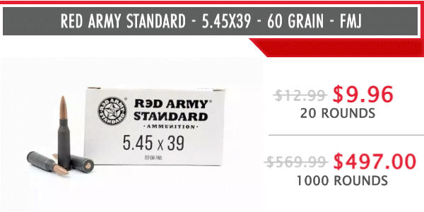 Red Army Standard - 5.45x39 - 60 Grain - FMJ
