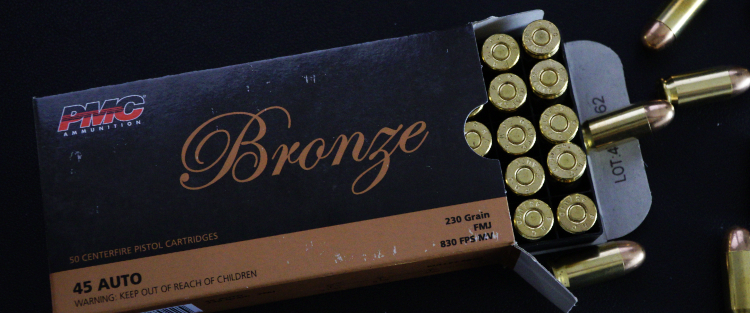 PMC Bronze 45 ACP 230 Grain FMJ