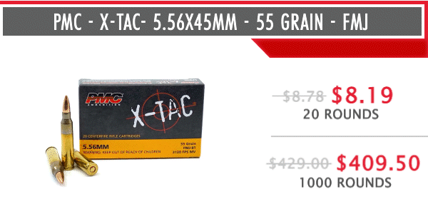 PMC - X-TAC- 5.56x45mm - 55 Grain - FMJ