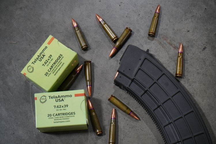 Tela Ammo 7.62x39 124 Grain FMJ