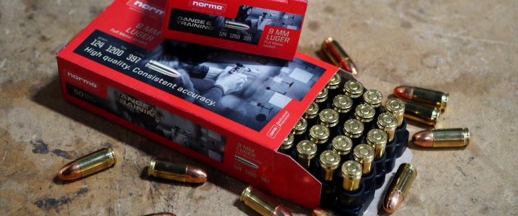 Norma 9mm 125 grain FMJ