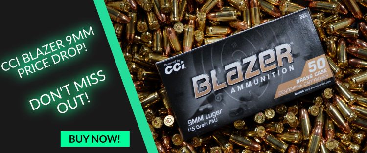 CCI Blazer 9mm 115 Grain