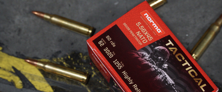 Norma 5.56x45mm 62 Grain FMJ