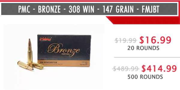 PMC - Bronze - 308 Win - 147 Grain - FMJBT