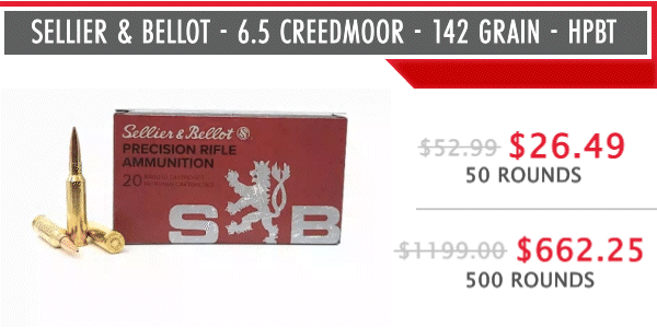 Sellier & Bellot - 6.5 Creedmoor - 142 Grain - HPBT