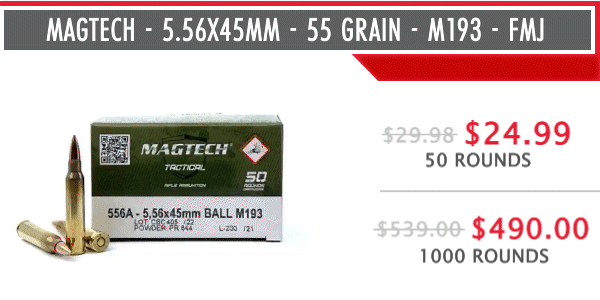 Magtech - 5.56x45mm - 55 Grain - M193 - FMJ