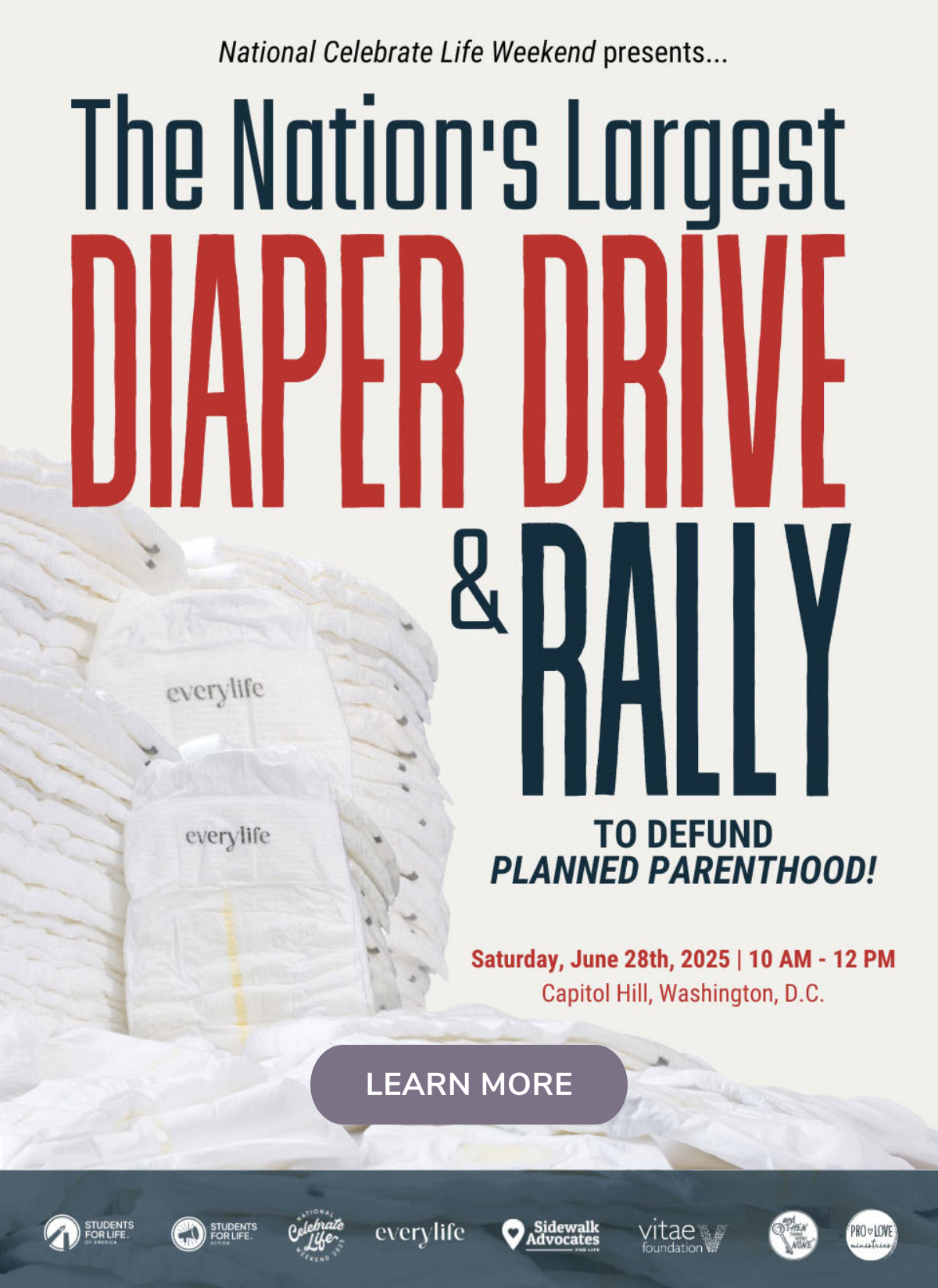The Nation's Largest Diaper Drive & Rally