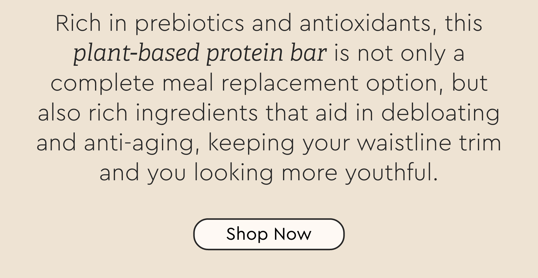 Meet our Nourish Superfood Bar Body Complete Rx