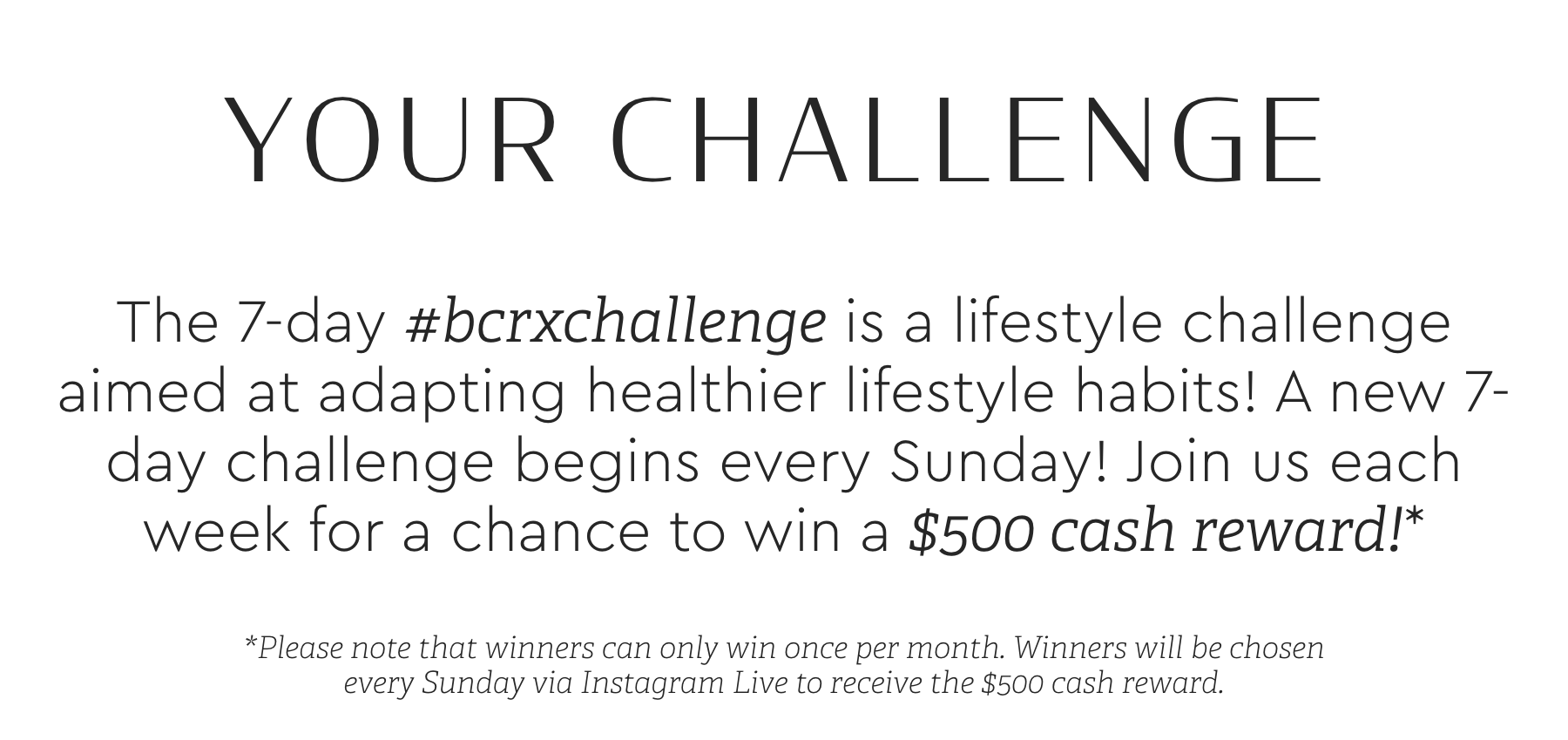 Your Week with BCRX Body Complete Rx