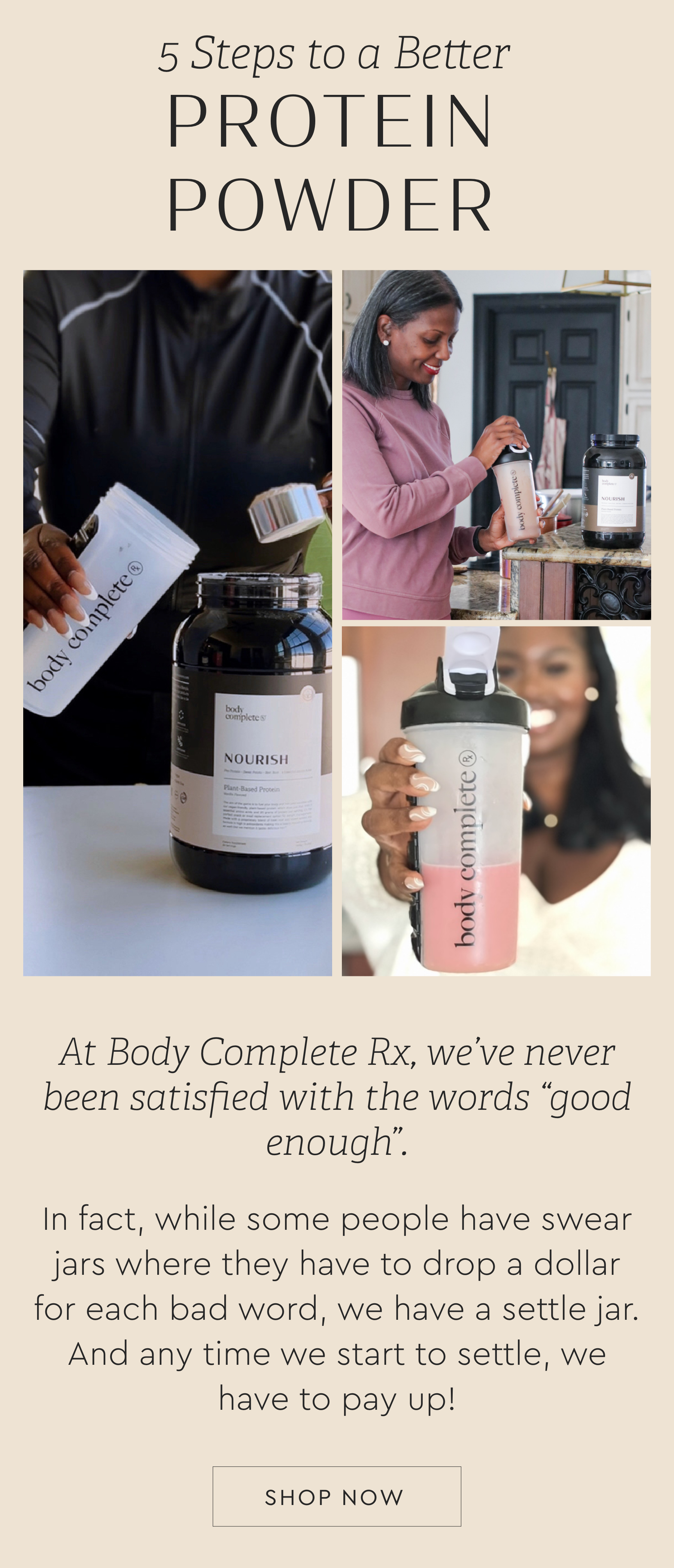 5 Steps to a Better Protein Powder - Body Complete Rx