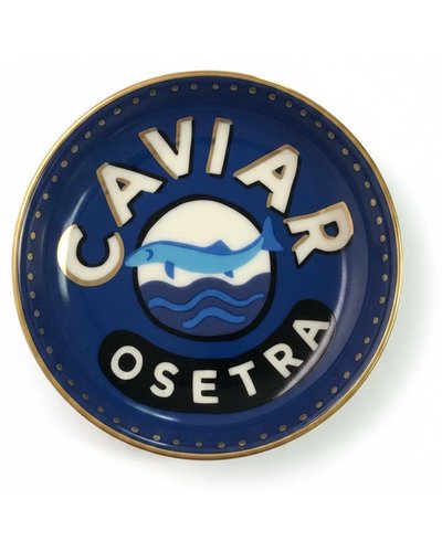 Caviar Porcelain Dice Dish