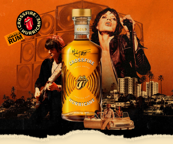 Crossfire Hurricane Gold - win a bottle hand-signed by Mick Jagger