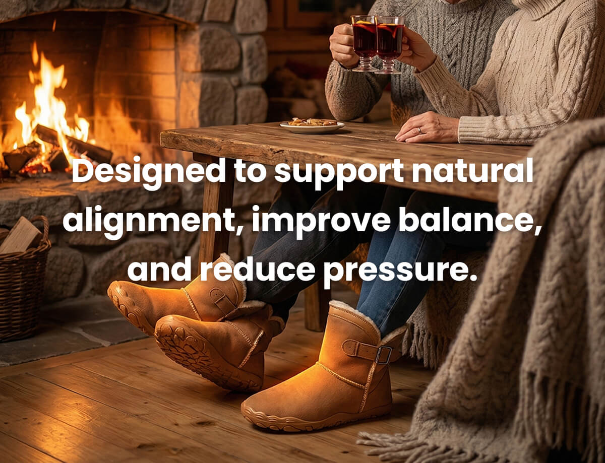 Designed to support natural alignment, improve balance, and reduce pressure.