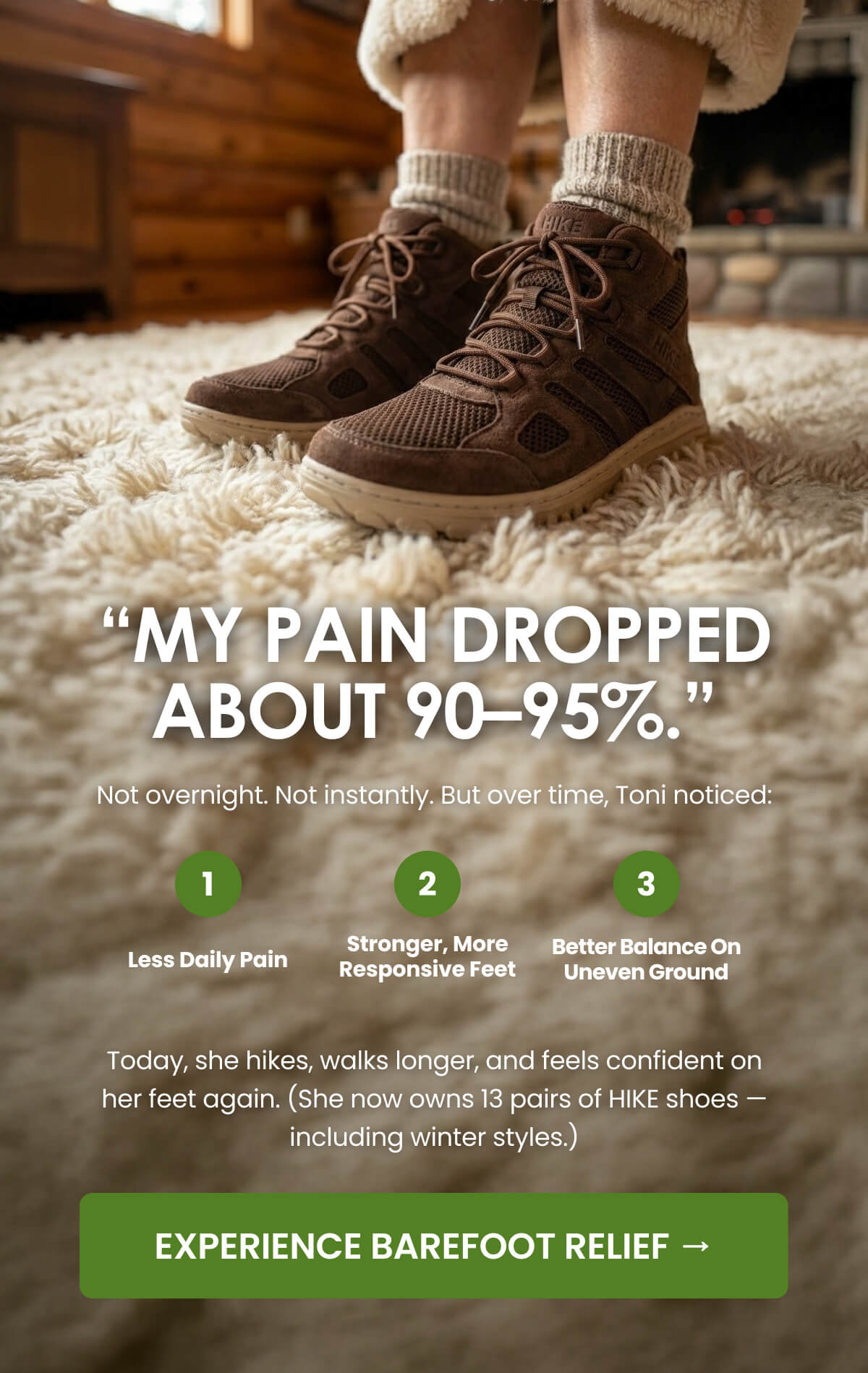 “My Pain Dropped About 90–95%.”